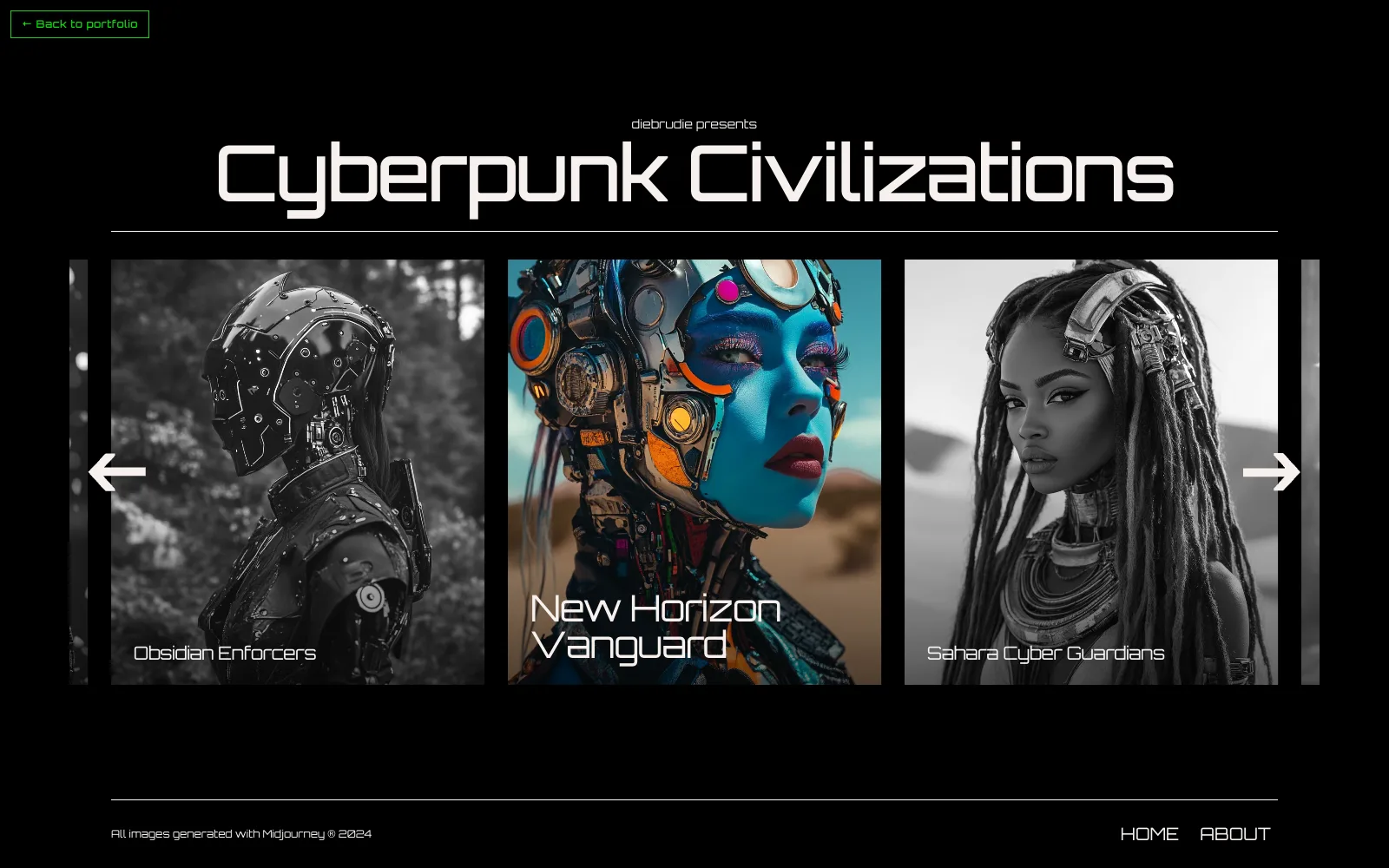 Screenshot of Cyberpunk: Image Gallery