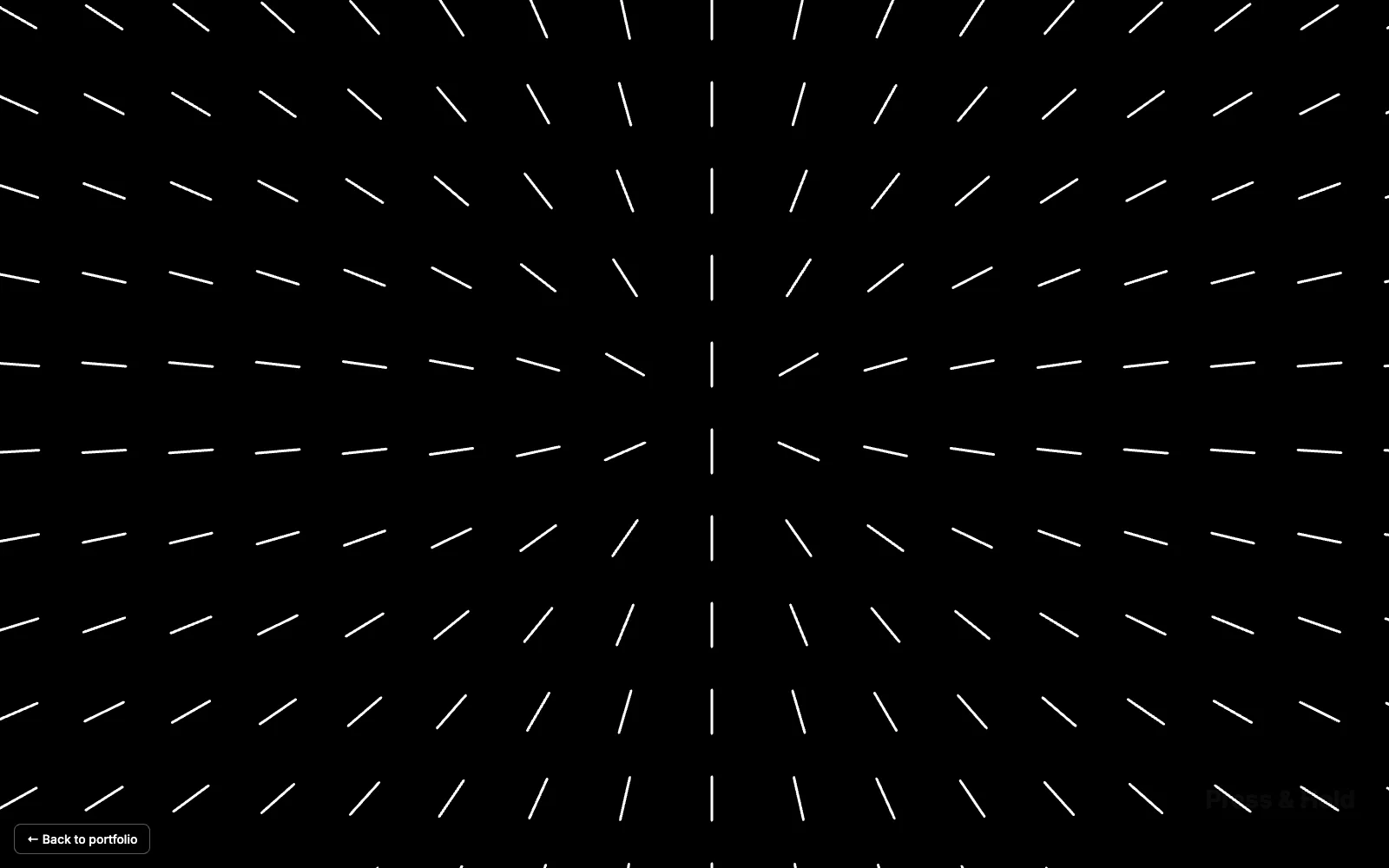 Screenshot of Interactive Moving Lines